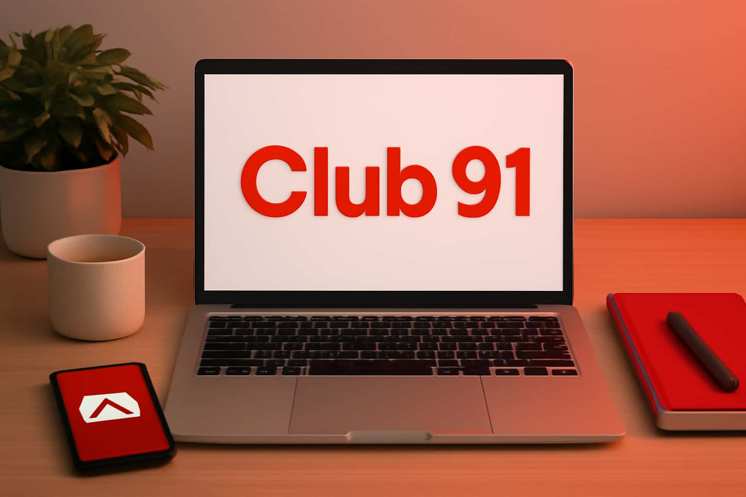 Visual representation of the App Compatibility Guide for Club 91, emphasizing device compatibility.