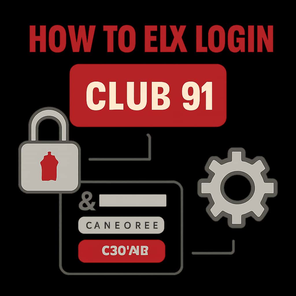 Diagram illustrating common login issues and solutions for Club 91.