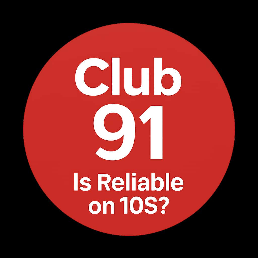 Icon representing the reliability of Club 91 on iOS.
