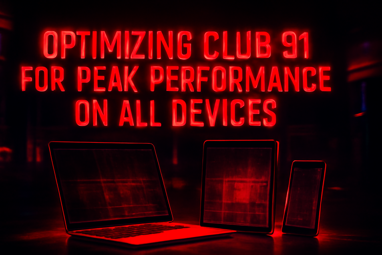 Informative graphic about the reliability of Club 91 on iOS devices.