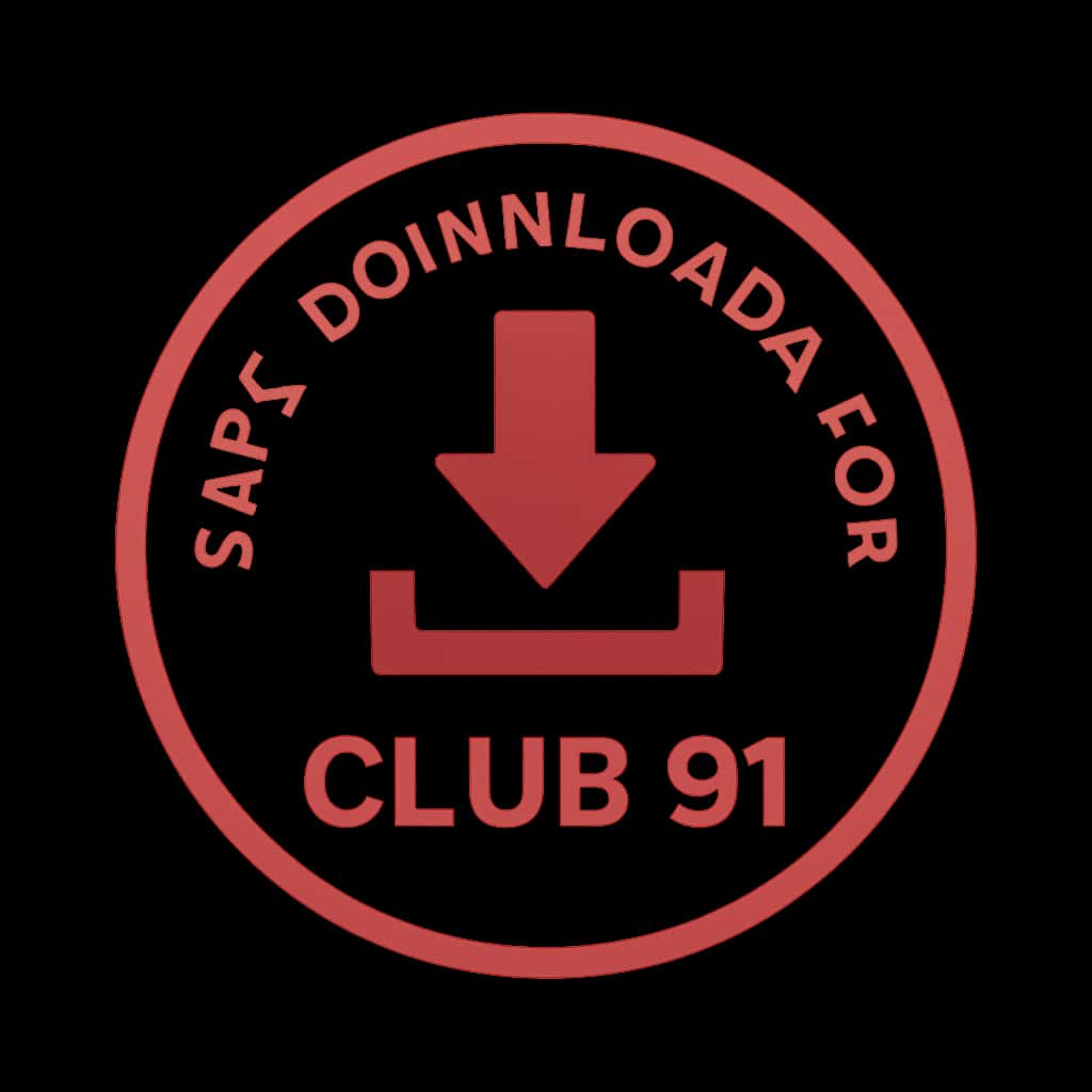 Icon representing safe downloads for Club 91.