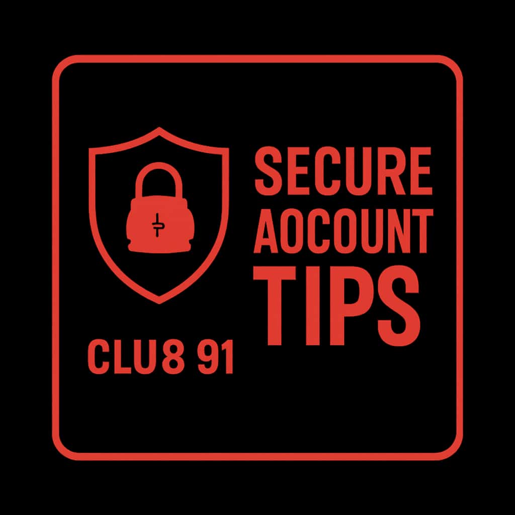 A professional badge for Secure Club 91 Account Tips.